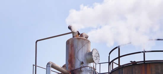 Thu Hồi Hơi Nước Thải và Nhiệt Thải 2 Hơi nước xả từ nồi hơi
