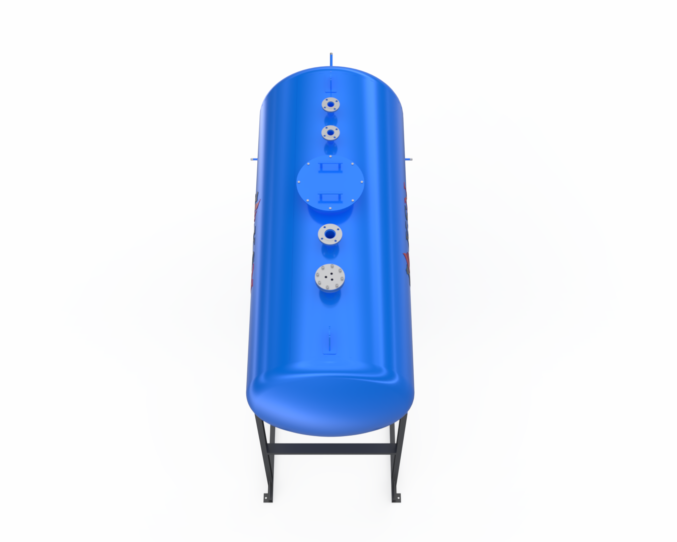 Bồn nước cấp 4000 lít - Kiểu nằm 4 Bồn nước cấp 4000 lít - Kiểu nằm - Ảnh 3