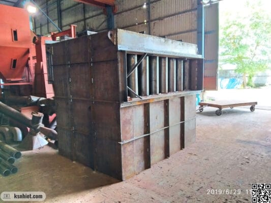 thân cyclone sử dụng các phần tử cyclone thép