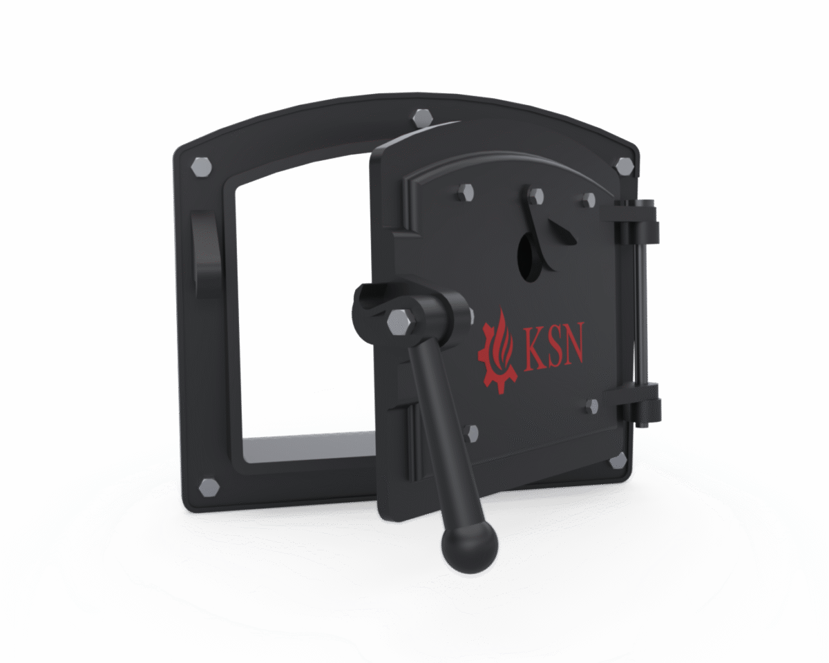 Cửa gang lò hơi 500x400mm - Ảnh 7