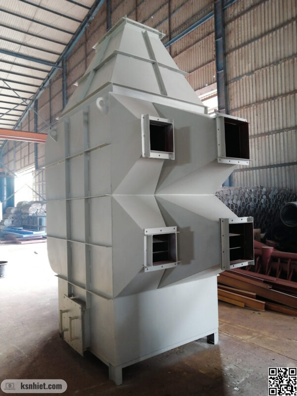 Bộ sấy không khí có chăng năng gia nhiệt cho cả gió cấp 1 và gió cấp 2