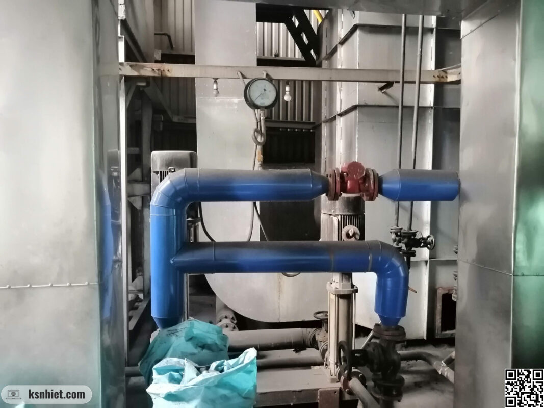 Đồng hồ lưu lượng nước được lắp đặt trên đường ống