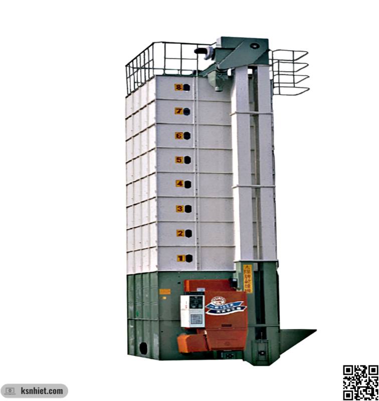 Lựa Chọn Thực Tế và Giá Trị Sử Dụng của Tháp Sấy Lúa 2 Hình ảnh tổng thể của một tháp sấy lúa kiểu dòng ngược