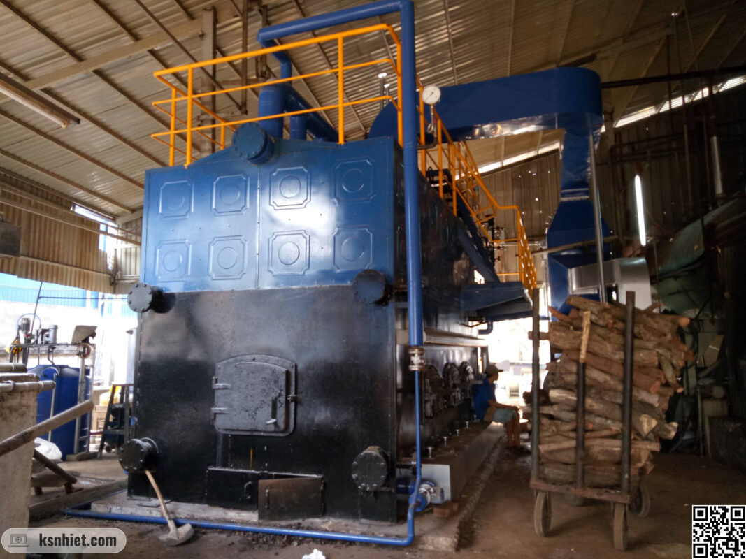 Lò hơi ghi tĩnh công suất 4T/h hiện đại