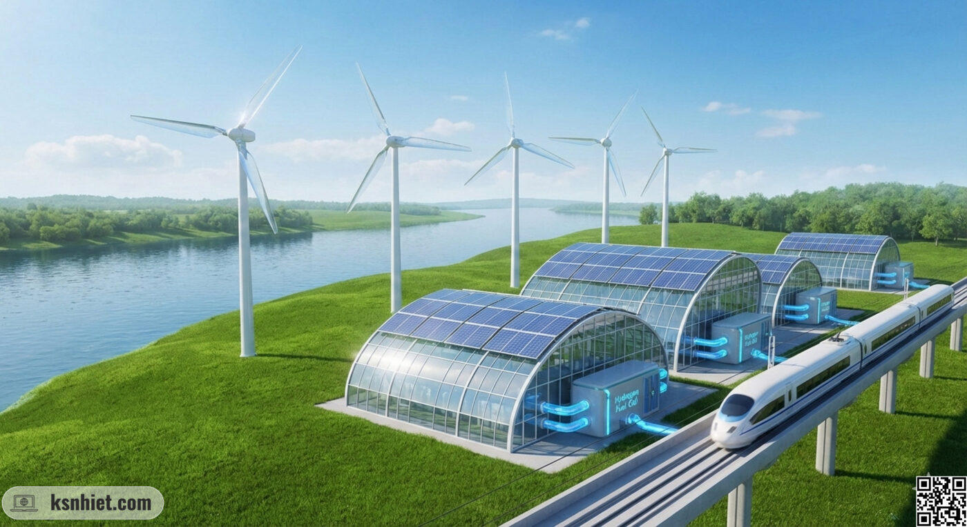 Tối Ưu Hóa Quy Trình Cháy Biomass: Chìa Khóa Năng Lượng Bền Vững & Hiệu Quả Cho Doanh Nghiệp 6 Hình ảnh concept về một tương lai xanh, sạch với các nhà máy sản xuất năng lượng bền vững, hoặc biểu đồ tăng trưởng dự kiến của năng lượng tái tạo