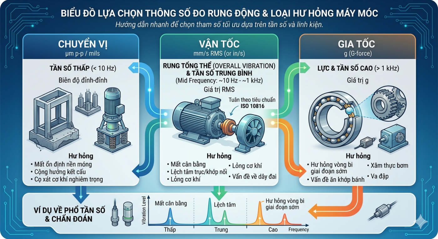 Bieu do minh hoa moi quan he giua cac thong so rung dong va loai hu hong