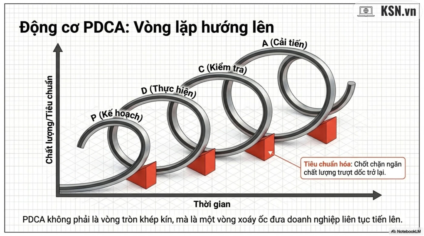 Vòng tròn xoắn ốc PDCA