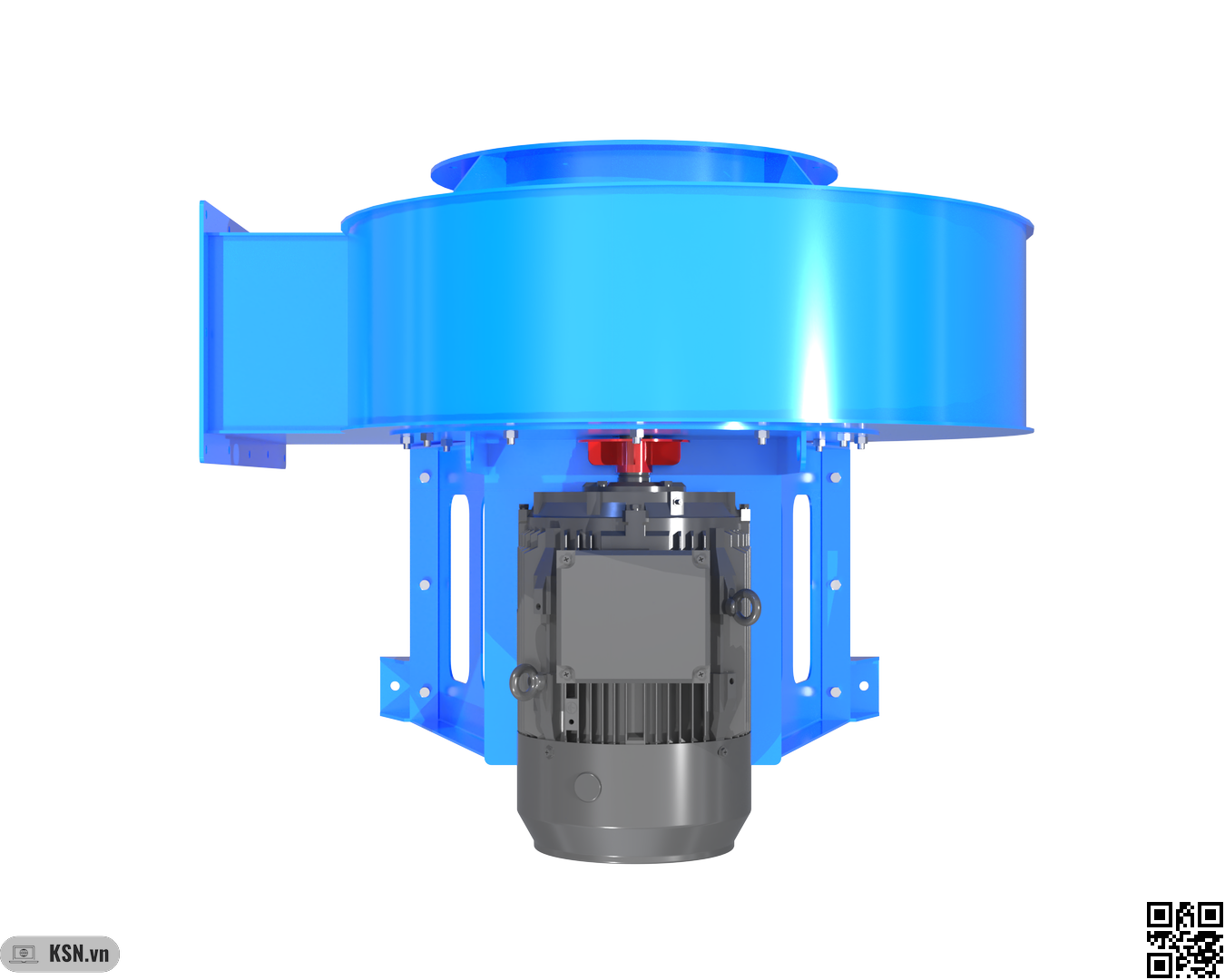 Quạt ly tâm chịu nhiệt 8900 m³/h – 3000 Pa 5 Quạt ly tâm chịu nhiệt 8900 m³/h – 3000 Pa - Ảnh 5