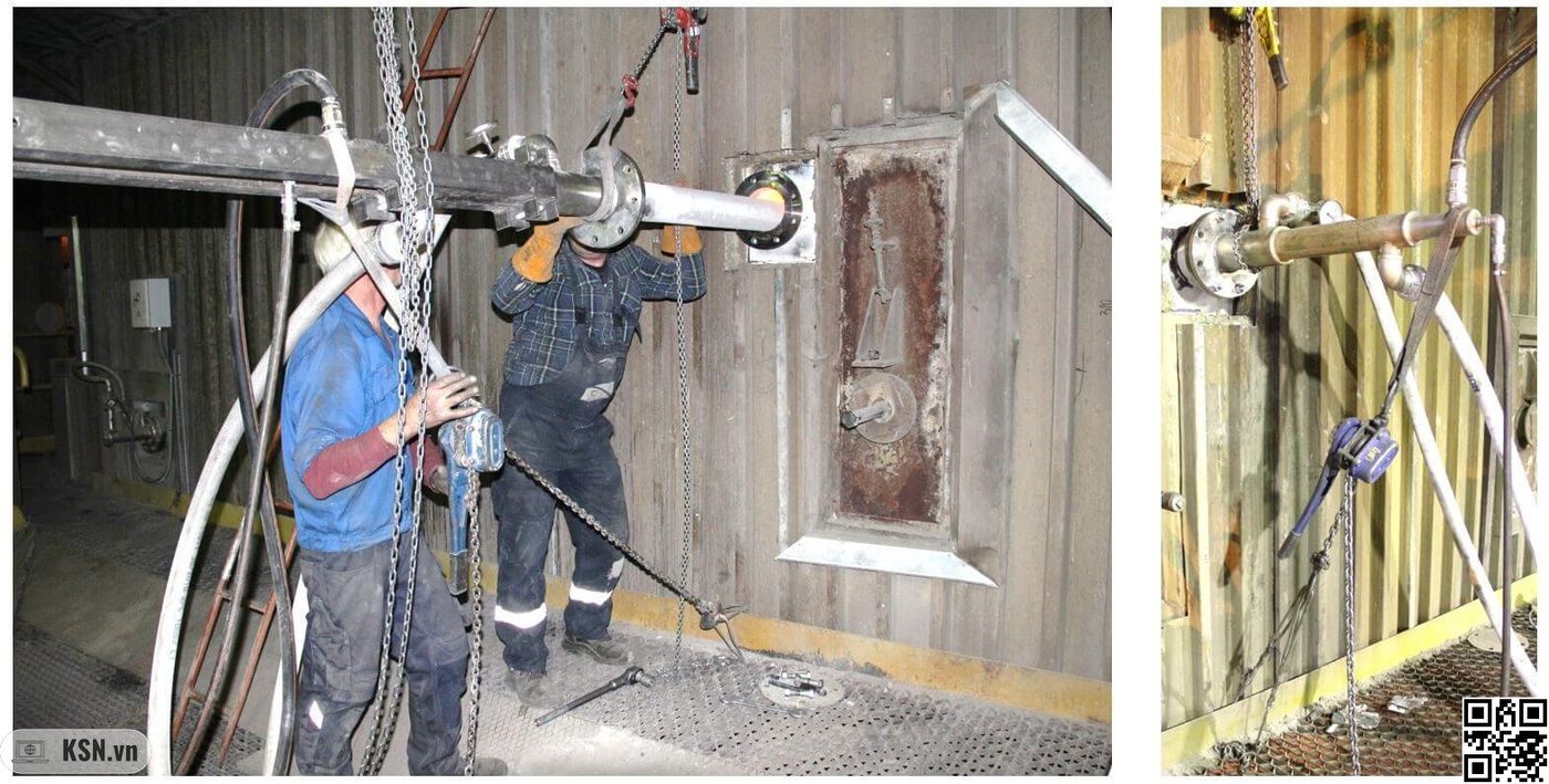 Lắp đặt hệ thống phun xử lý NOx trong buồng đốt